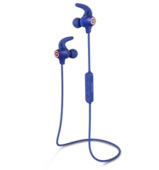 漫步者（EDIFIER） W283BT 运动蓝牙线控耳机 磁吸入耳式 蓝色