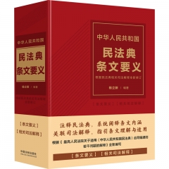 中华人民共和国民法典条文要义【全新修订版】